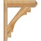 Ekena Millwork Merced Rough Sawn Craftsman Outlooker, Western Red Cedar, 6"W x 20"D x 24"H OUT06X20X24MRC04RWR - alternate 4